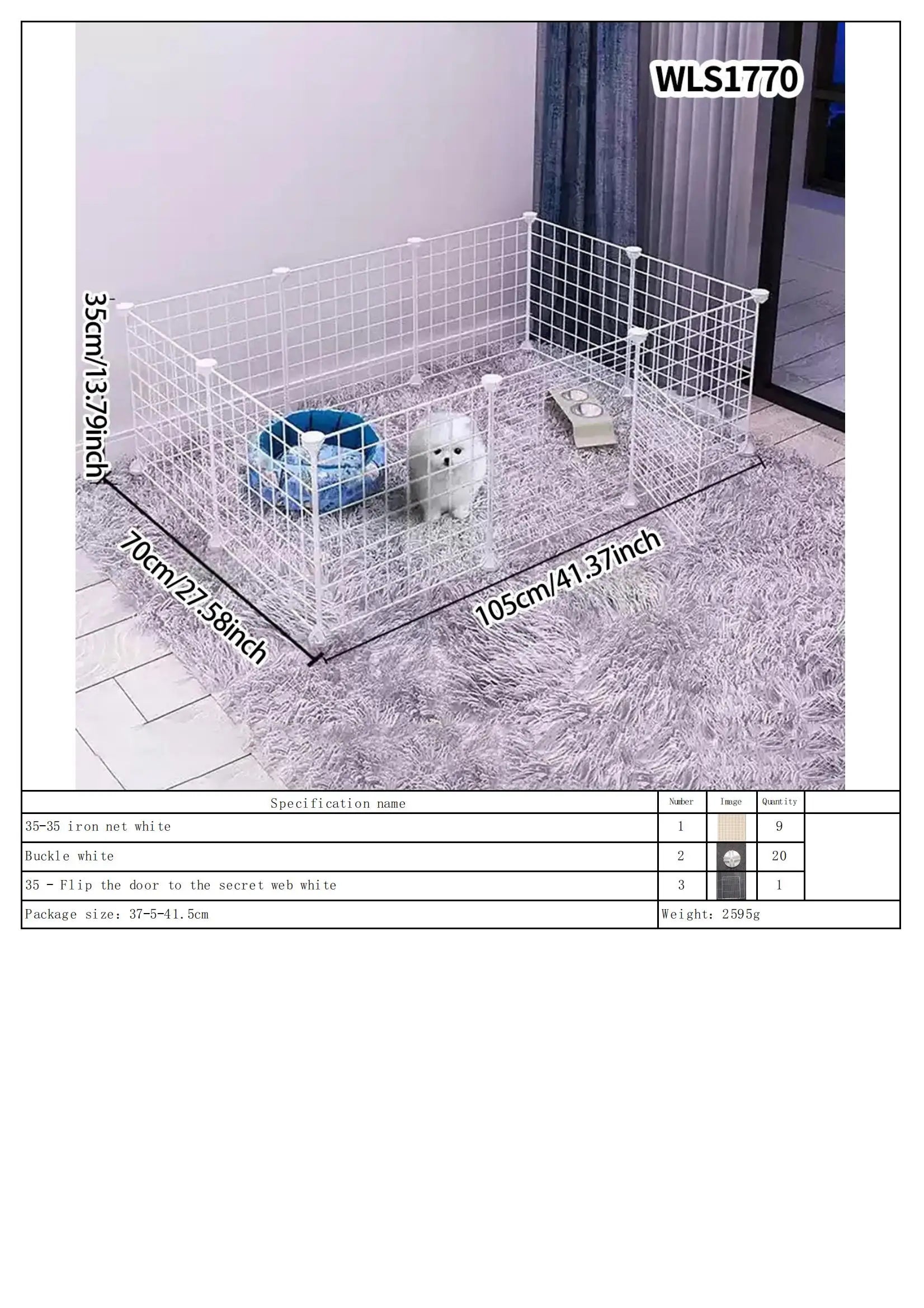 Portable Dog Playpen – DIY Metal Fence