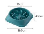 Modern Aesthetic Slow Feeder Dog Bowl – Anti-Choking Maze Dish