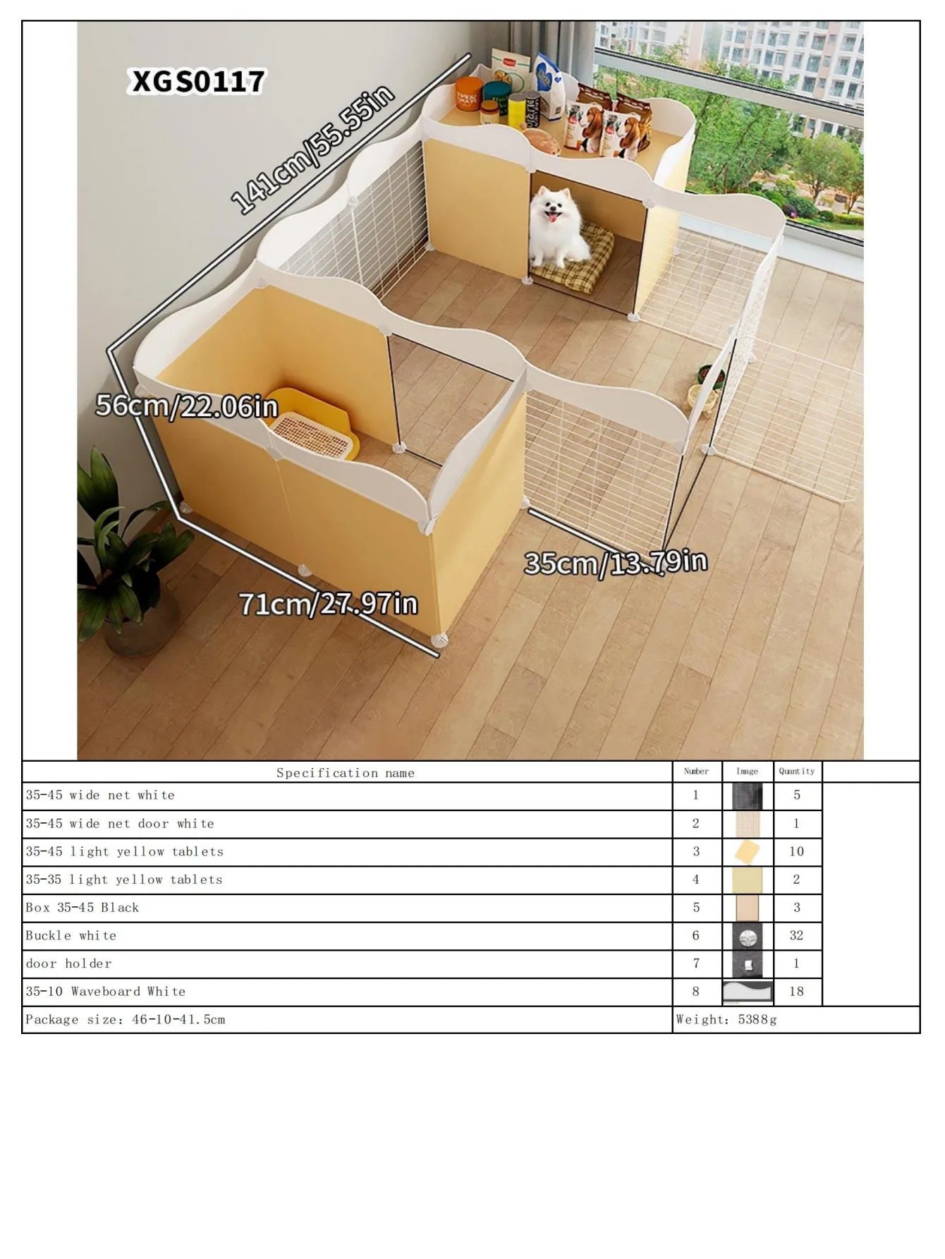 Indoor Dog Fence – Small Pet Playpen