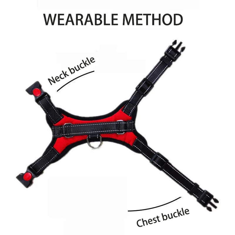 Dog Harness Vest – Breathable Quick Release Harness