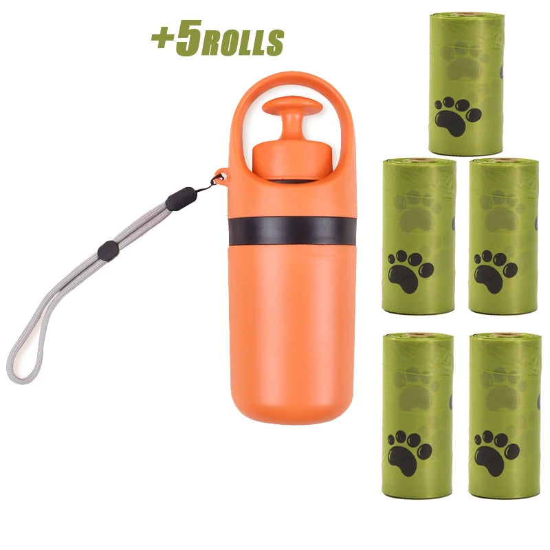 Portable Dog Pooper Scooper – No-Touch Handheld Waste Picker with Built-In Garbage Bags