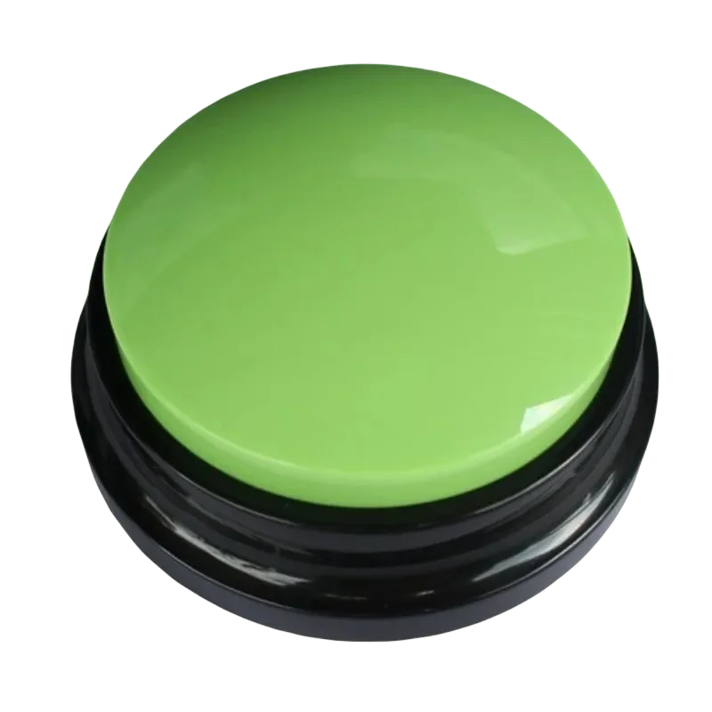 Dog Communication Button – 30s Voice Recording Training Buzzer