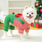 Santa Claus Dog Coat Costume – Red Holiday Winter Jacket
