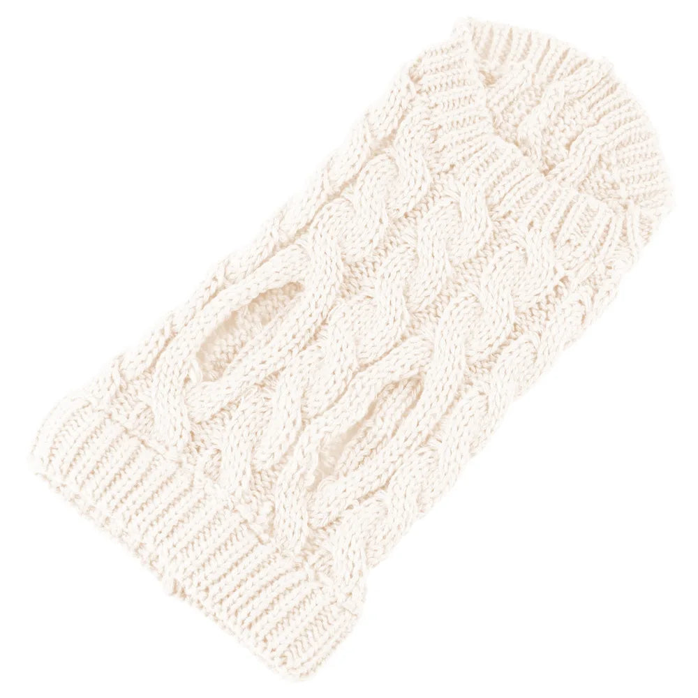 Knitted Dog Coat – Cotton Warm Sweater for Small Dogs