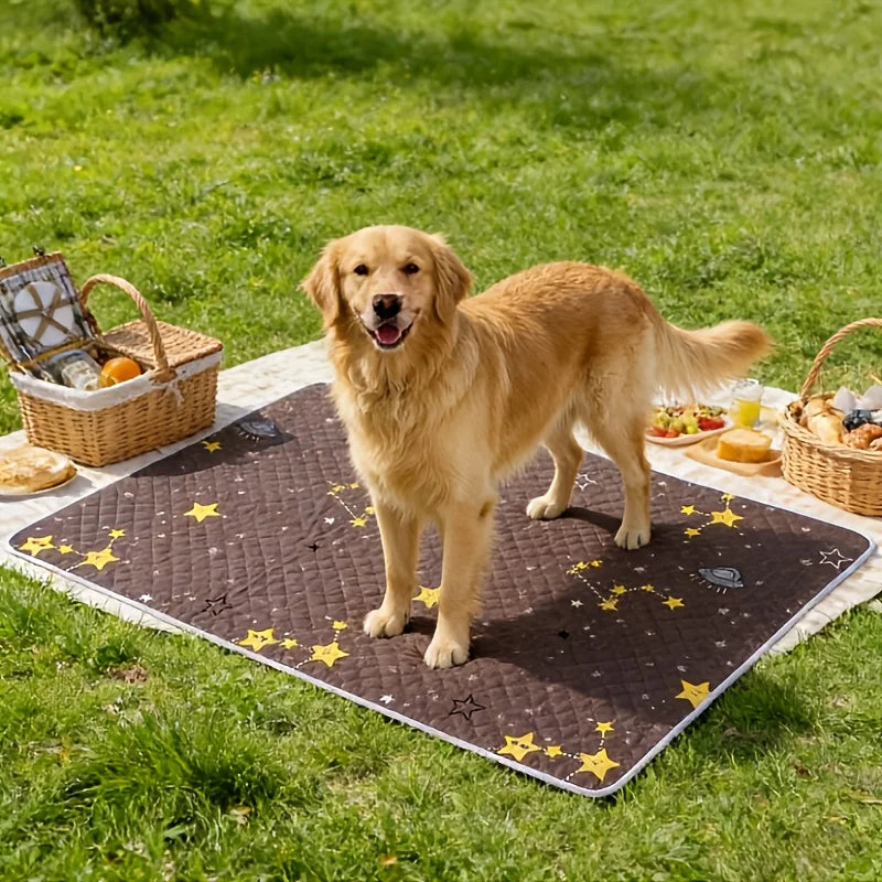 KEMORELA Reusable Dog Training Mats – 2PCS Washable Pet Toilet Pads for Floors & Car Seats