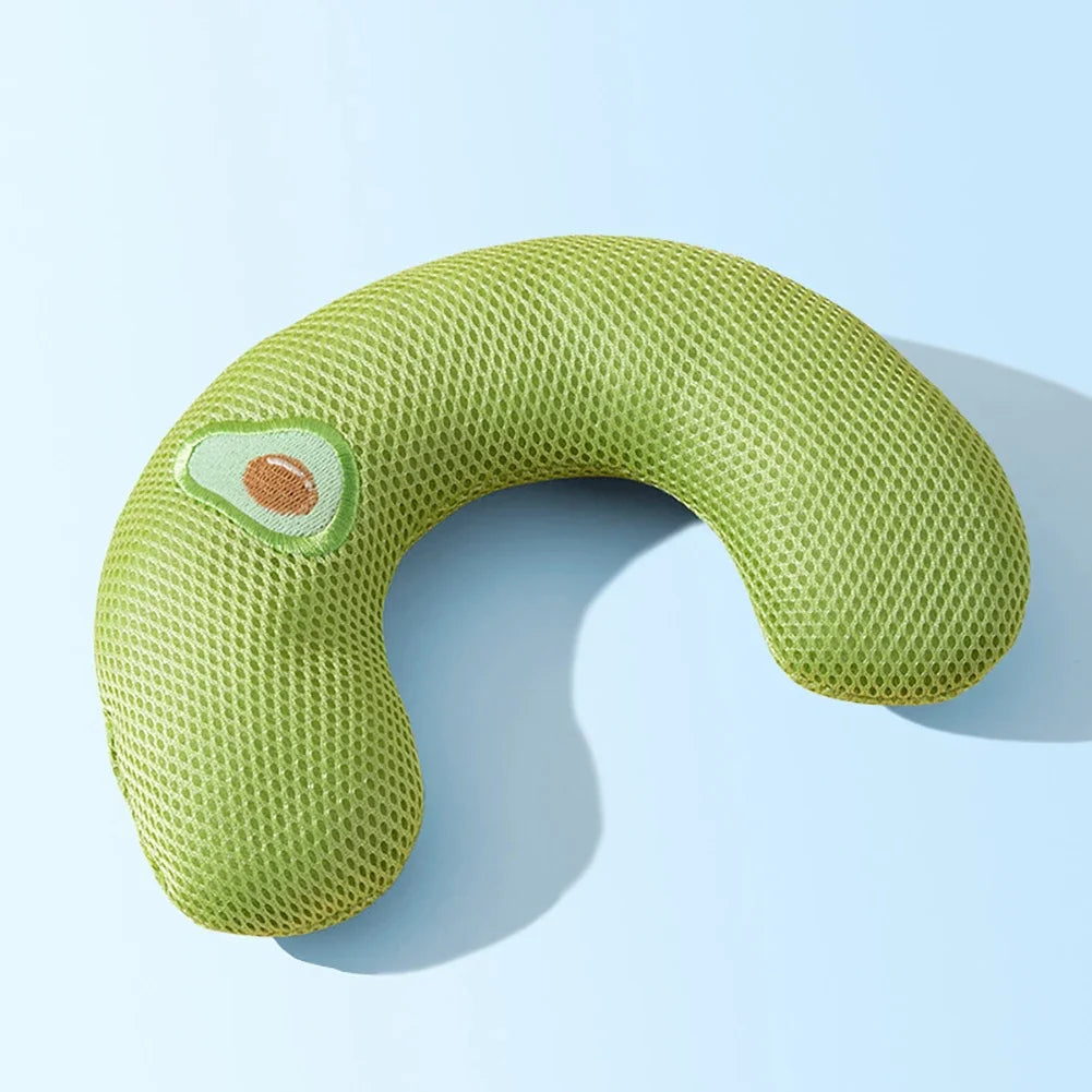 Dog Neck Pillow – U-Shaped Headrest for Deep Sleep, Comfortable Neck Support for Small Dogs
