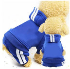 Adidog Dog Overalls Jumpsuit – Warm Winter Outfit XS-XL