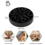 Interactive Slow Feeder Dog Bowl – Anti-Gulping Maze Dish