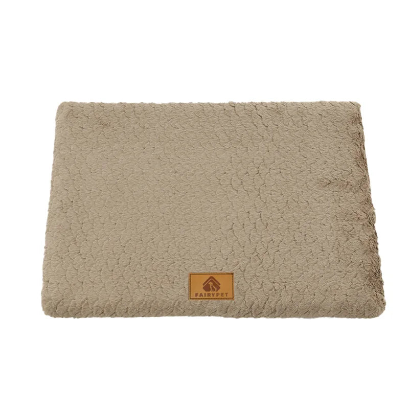 3D Foam Orthopedic Dog Bed – Waterproof Washable Faux Fur Cover