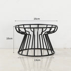 Elevated Dog Bowl Stand – Nordic Style Raised Iron Feeder (Bowl Not Included)