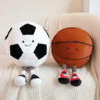 Football & Basketball Plush Dog Toy