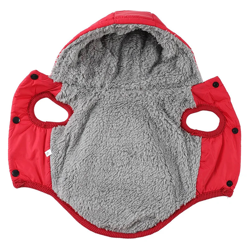 Thick Warm Dog Jacket – Autumn Winter Coat for Small Dogs