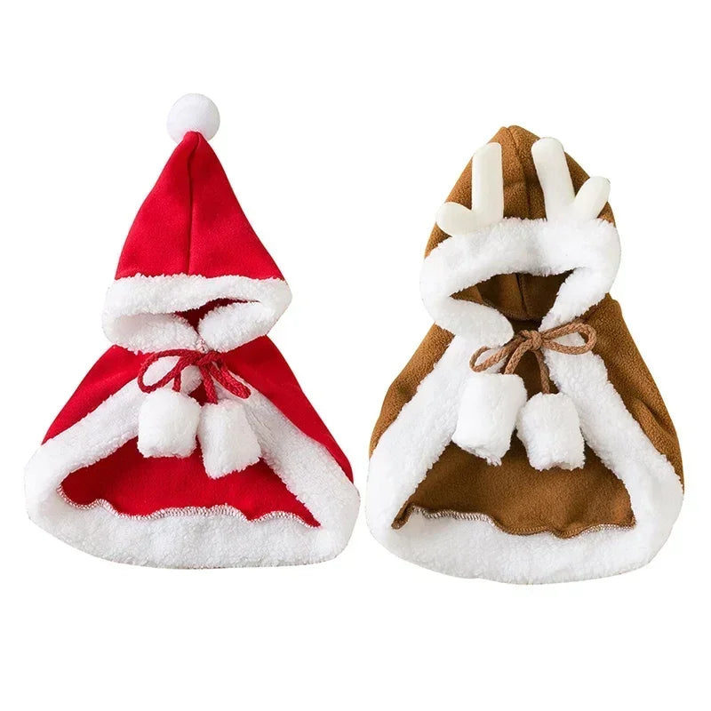 Dog Elf Cape – Small | Holiday Cosplay Costume | Elf Green
