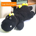 Black Dragon Plush Dog Toy – Soft Cuddle Companion