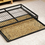 Metal Dog Potty Tray – Washable Indoor Toilet