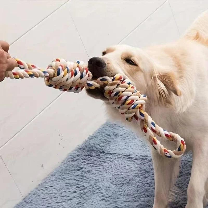 45cm Rope Toy for Dogs – Teeth Cleaning & Puppy Training