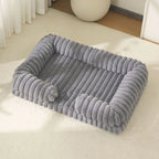Winter Warm Large Dog Bed – Plush Pet Cushion with Insulated Mat for Cozy Indoor Sleeping