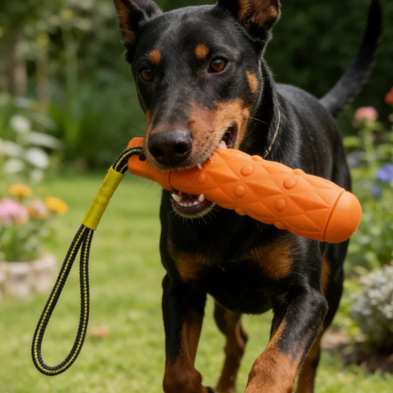 EVA Biting Stick with Rope – Heavy Duty Dog Toy