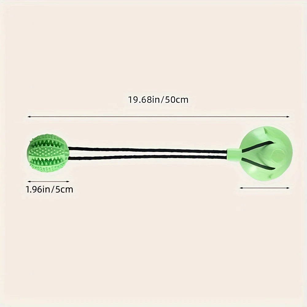 Dog Suction Cup Toy with Treat Ball & Sound – Interactive Puzzle