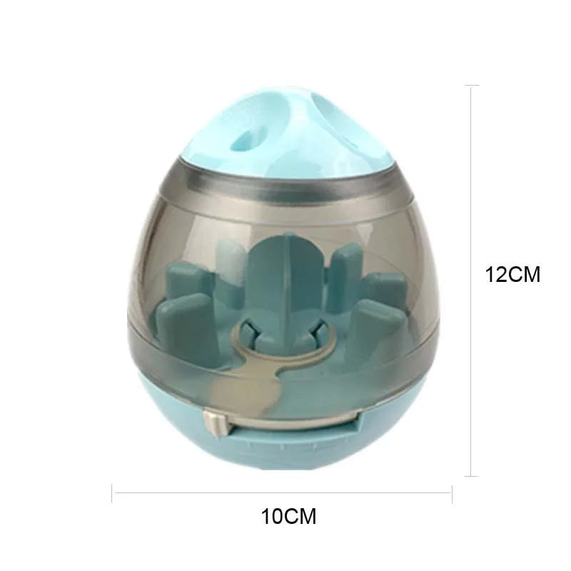Interactive Dog Treat Dispensing Ball – Slow Feed Puzzle Toy