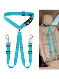 Dog Seat Belt – Dual Headrest Safety Leash