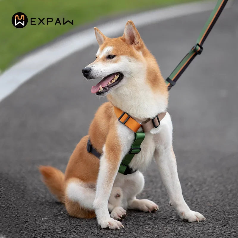 No Pull Dog Harness – Adjustable Nylon Chest Vest