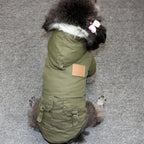 Winter Dog Coat Hoodie – Warm Windproof Pet Jacket