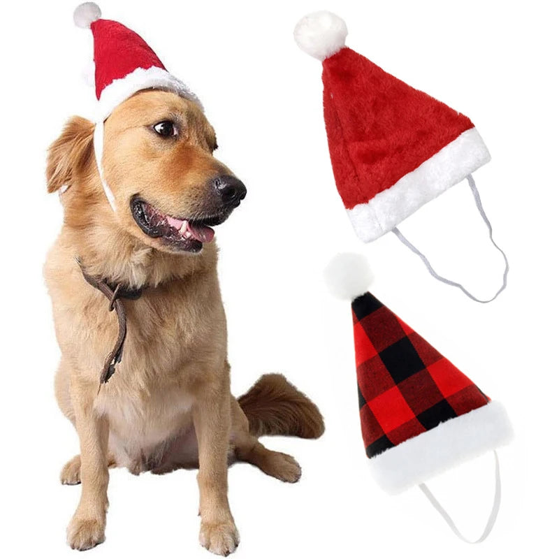 Dog Santa Hat – Small to Medium | Christmas Party Accessory | Red