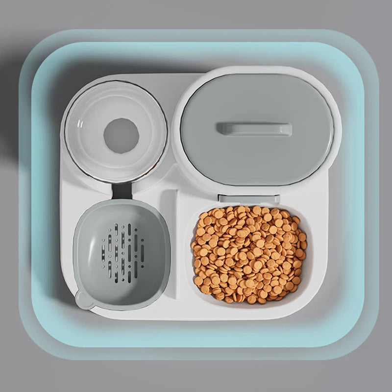 2-in-1 Automatic Dog Feeder & Waterer – Gravity Flow Hydration Station