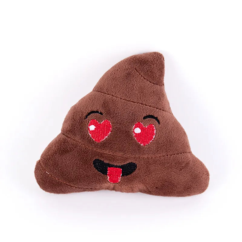 Poop Plush Dog Toy – Funny Cartoon for Training