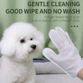 Dog Grooming Gloves – No-Rinse Cleaning Wipes (6pcs)