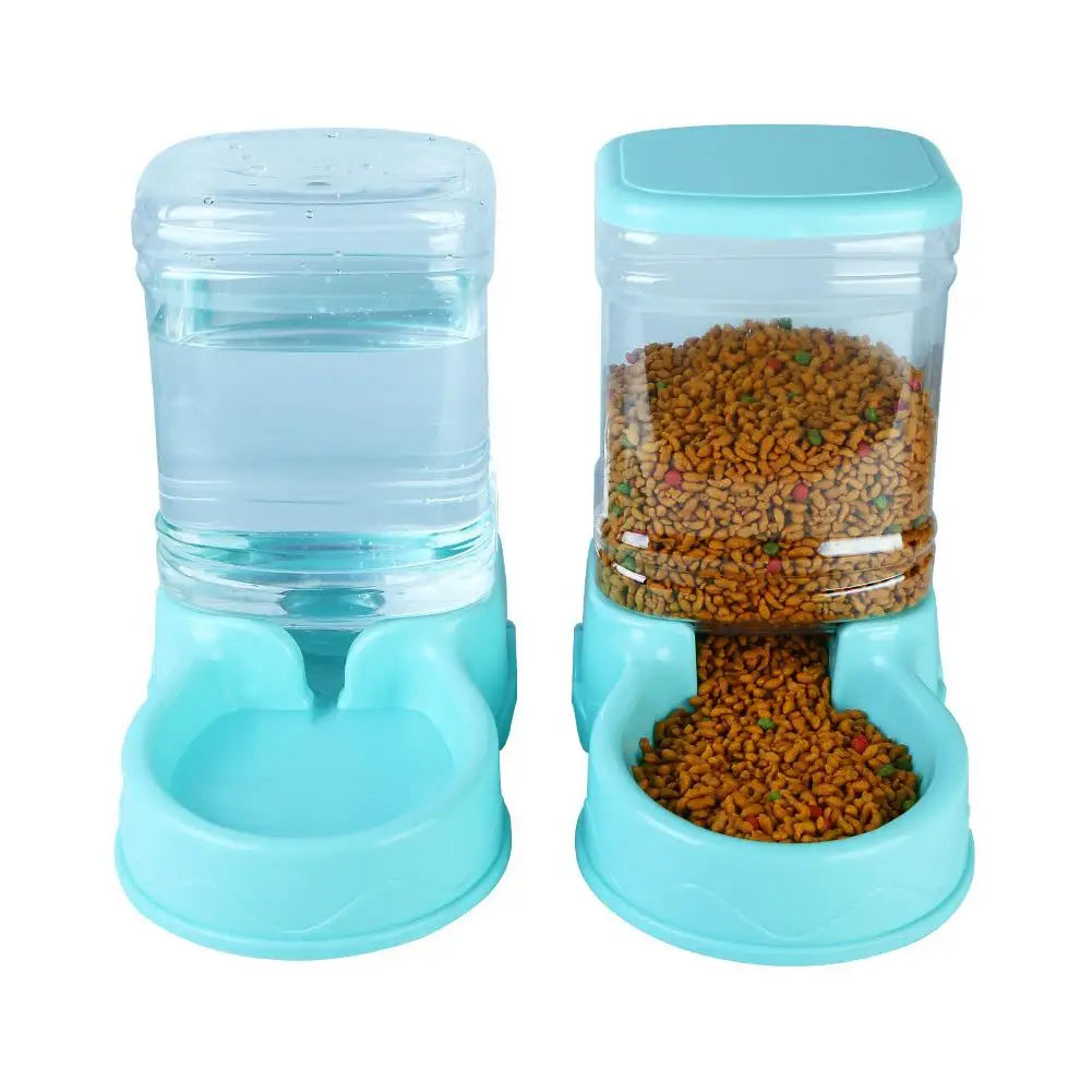 3.8L High-Capacity Automatic Dog Feeder & Waterer – Gravity Flow Station