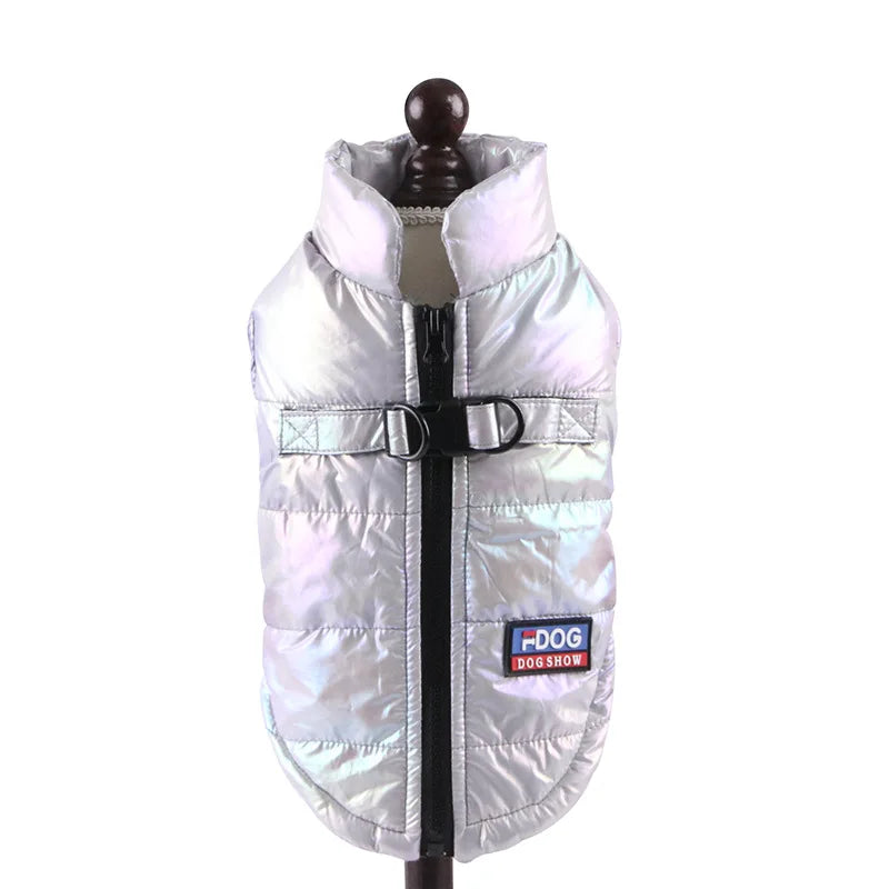 Waterproof Reflective Dog Vest – Velvet Lined Winter Jacket