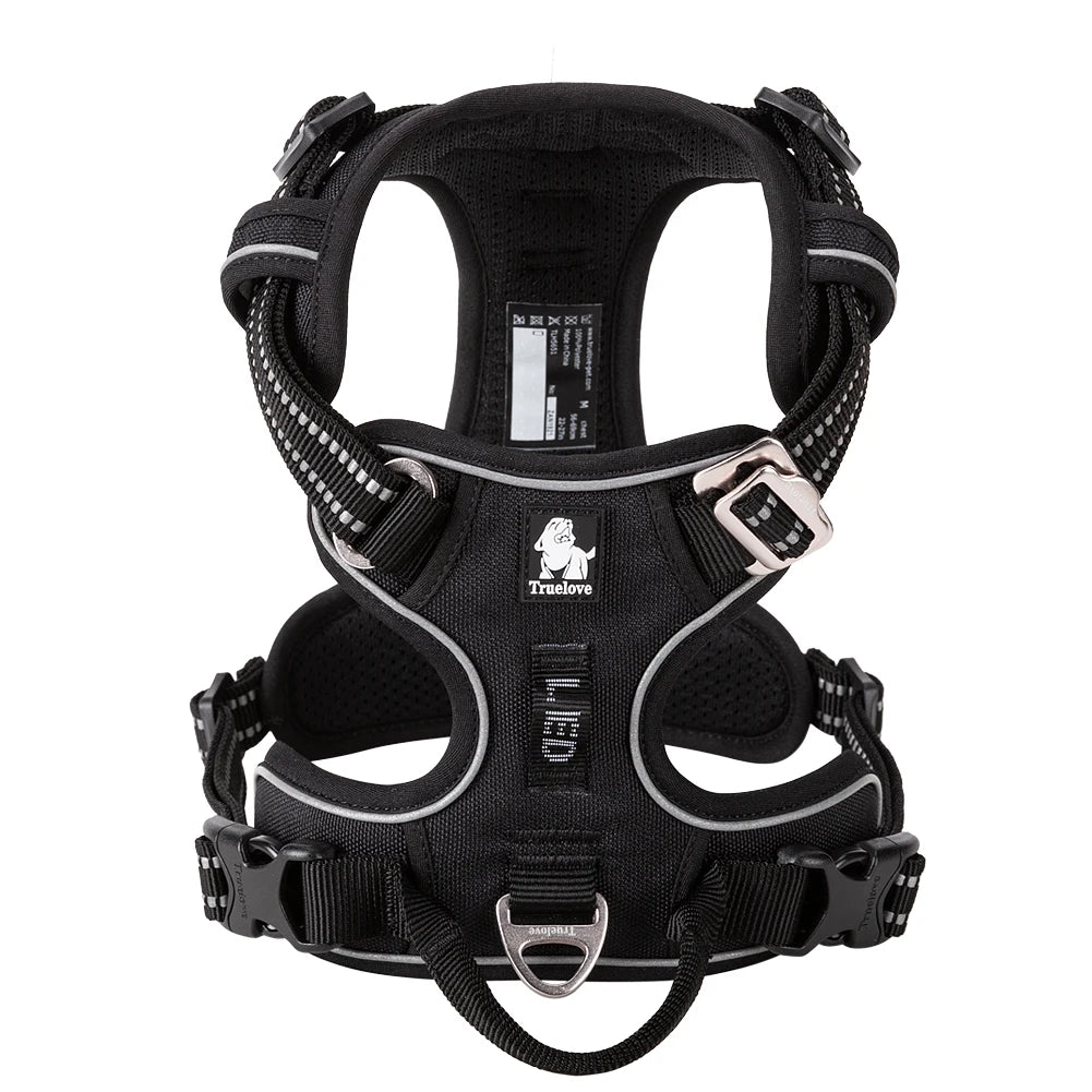 Truelove Reflective Nylon Dog Harness – Padded Quick Release