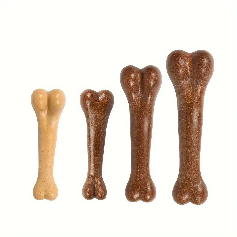 Beef Flavored Bone Chew Toy for Dogs – Teeth Cleaning & Durable Chew