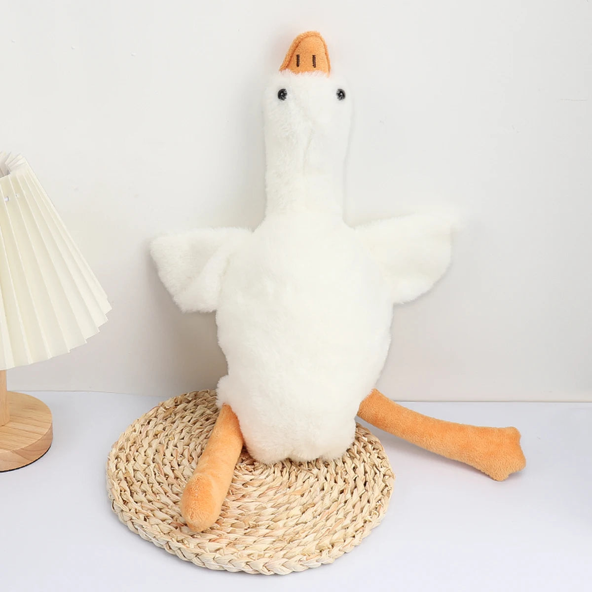 50cm Soft Goose Plush Dog Toy – Calming Anxiety Relief