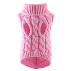 Dog Sweater for Small Breeds – Autumn Knit Fleece Warmwear