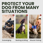 Stainless Steel Dog Muzzle Cage – Adjustable Breathable Training Cover