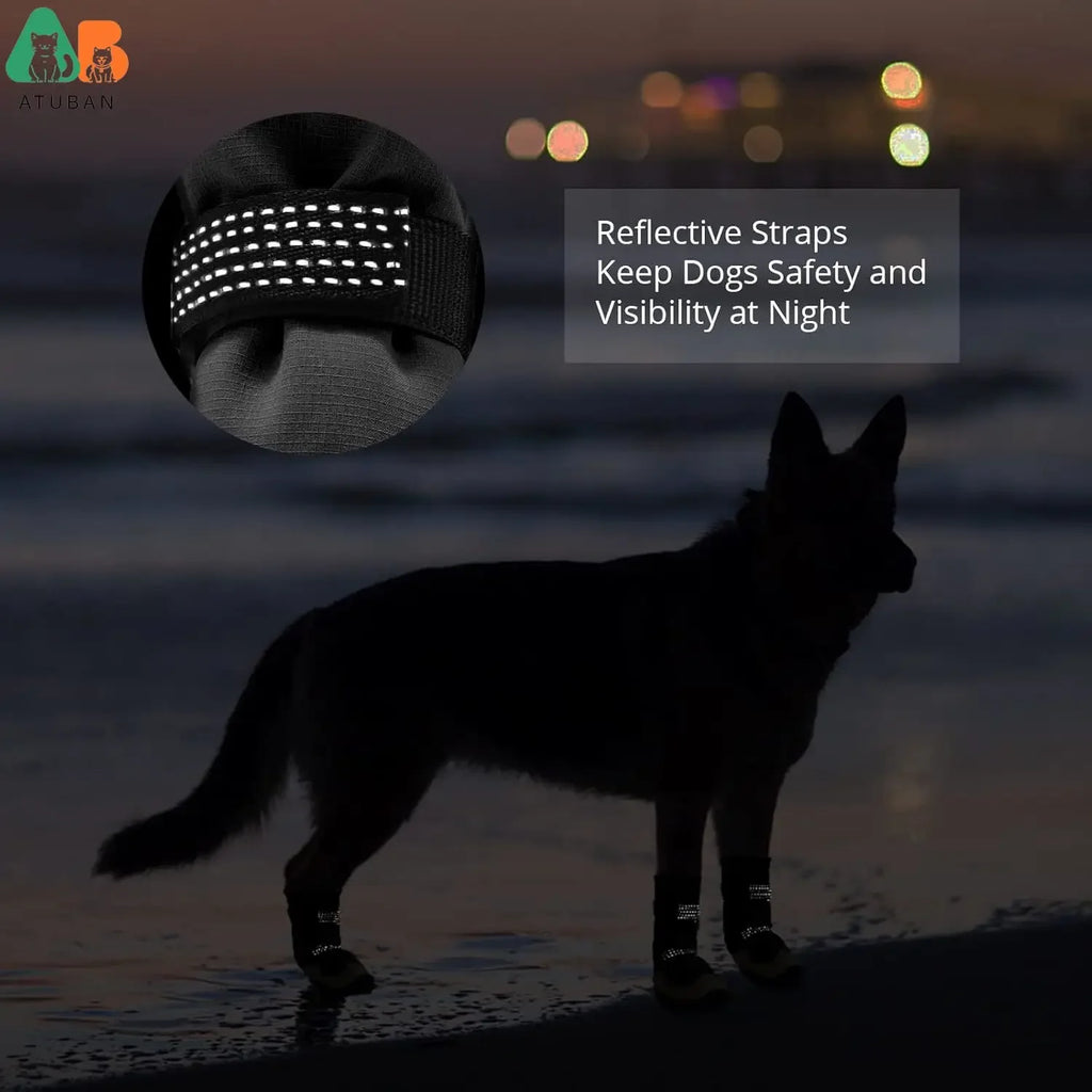 Dog Boots – Anti-Slip Waterproof Shoes
