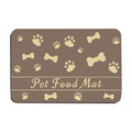 Pet Feeding Mat for Dogs – Waterproof Anti-Slip Food & Water Bowl Placemat, Quick-Dry Rubber Backing