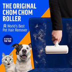 Pet Hair Remover Roller – Self-Cleaning One-Hand Lint & Fur Remover for Dogs