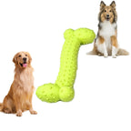 Rubber Bone Shape Chew Toy - 2 Sizes for Dogs | Durable & Dental-Friendly