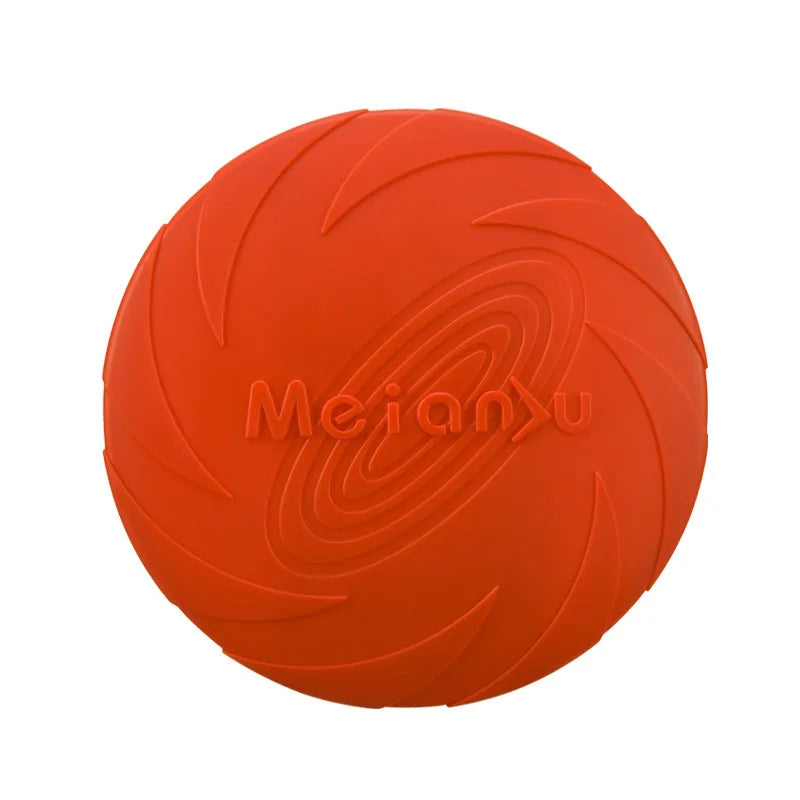 Silicone Dog Flying Disc Toy – Durable Soft Frisbee for Interactive Pet Play