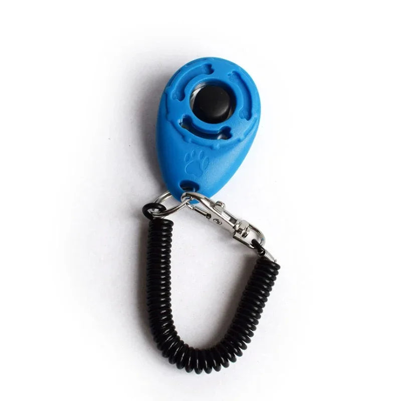 2-in-1 Dog Training Clicker & Whistle – Pet Behavior Training Tool with Keyring