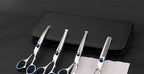 Professional 5-Piece Dog Grooming Scissors Set - Safety Round Tip Stainless Steel Kit