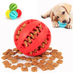 Interactive Rubber Ball – Teeth Cleaning Toy for Dogs