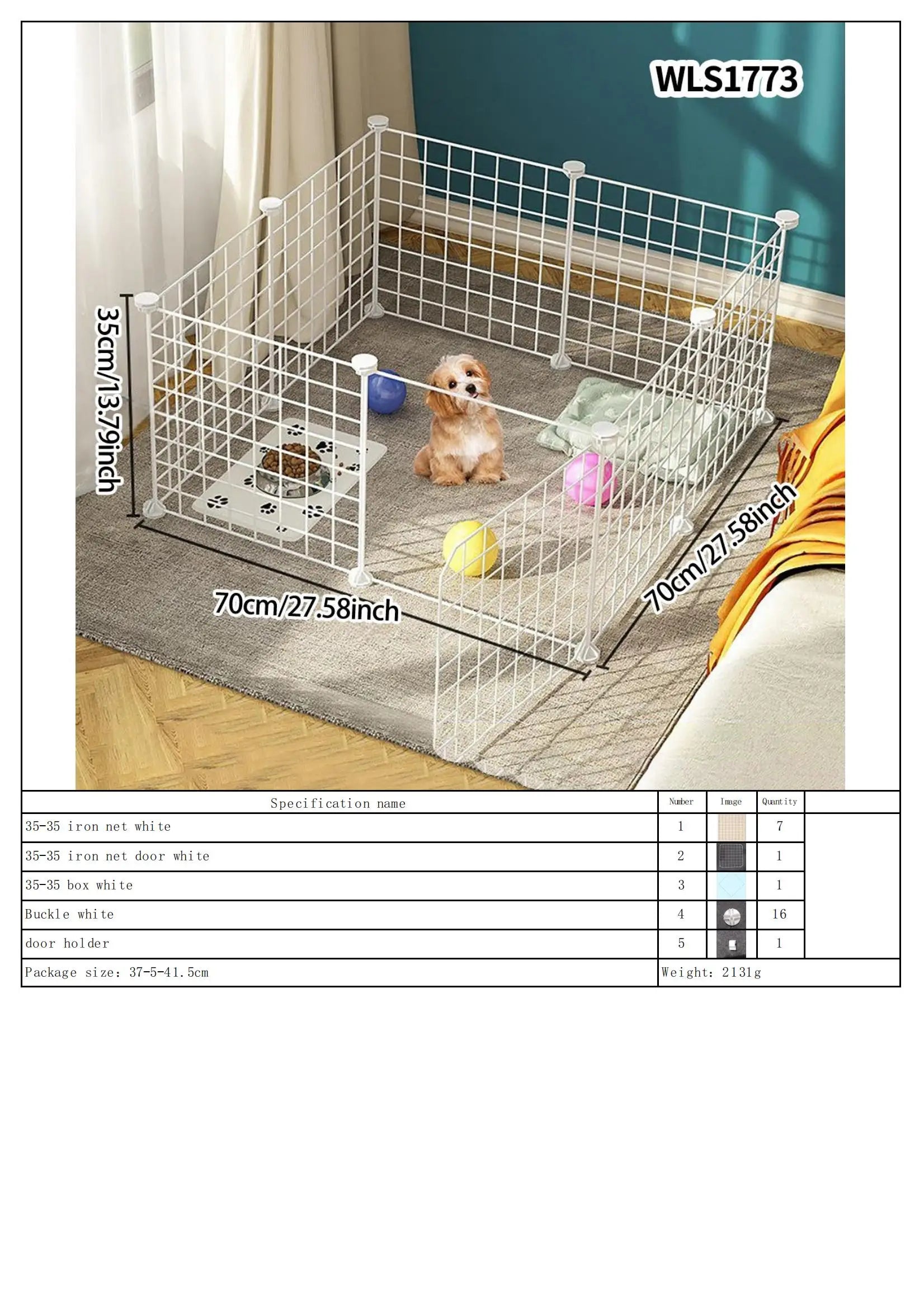 Portable Dog Playpen – DIY Metal Fence