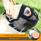 Adjustable Dog Muzzle Nylon – Breathable Anti Bark Bite