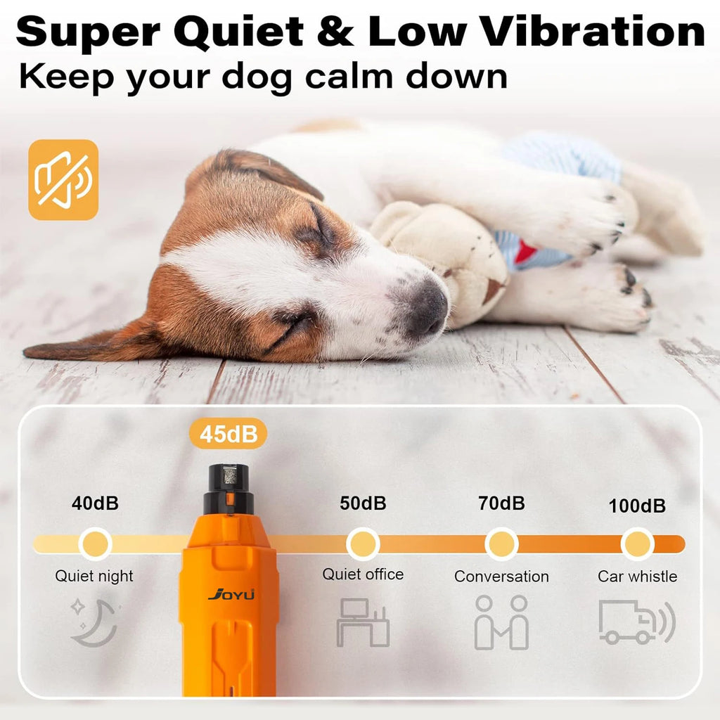 Dog Nail Grinder – Quiet Electric Trimmer