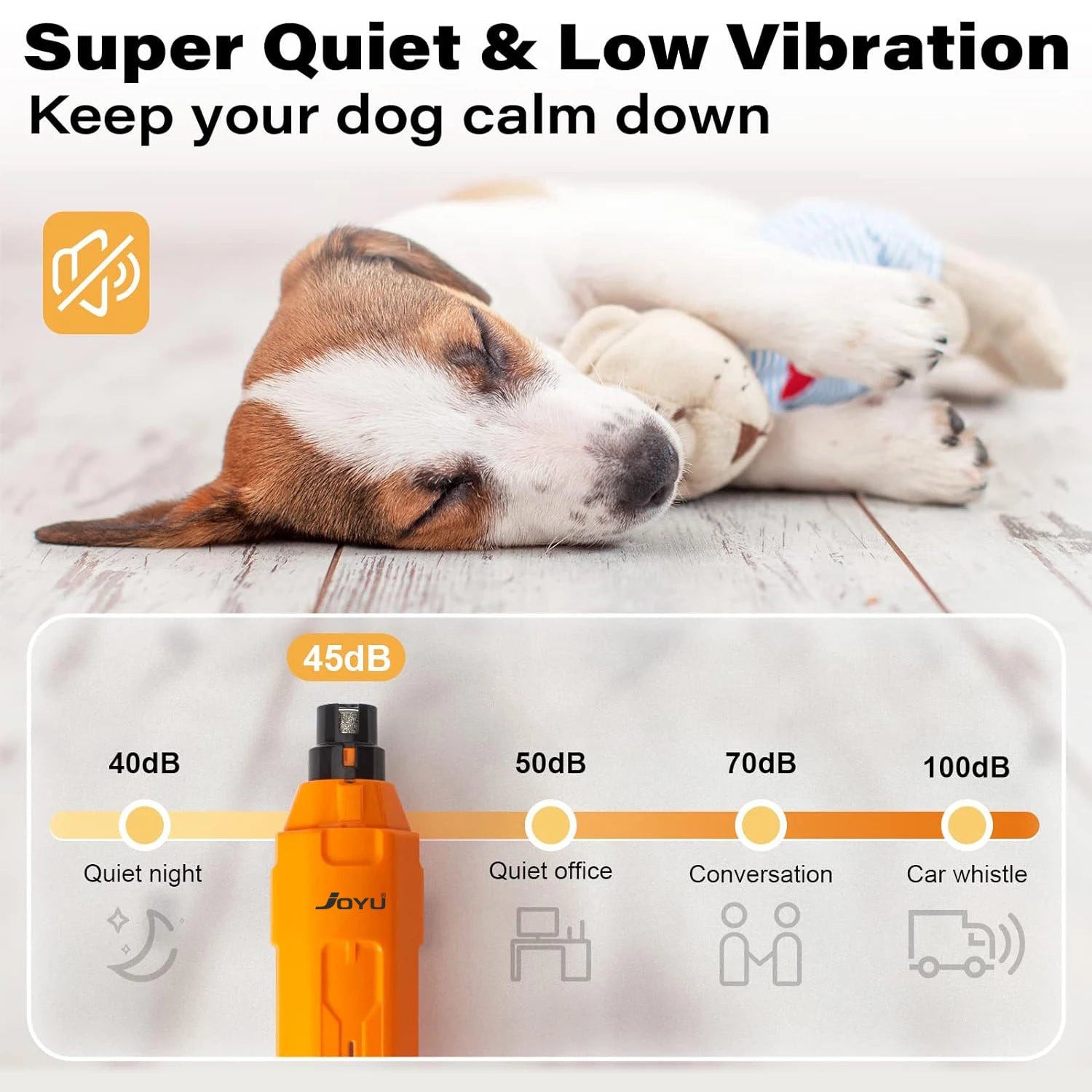 Dog Nail Grinder – Quiet Electric Trimmer